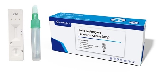 Parvovírus Canino (CPV) Ag Teste Rápido