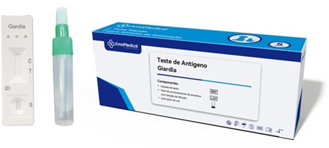 Teste rápido Giardia Ag