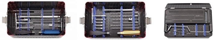Set de instrumental Pequenos fragmentos, placa bloqueada